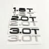 3D ABS Letters Car Styling Rear Trunk Badge 1.8T 2.0T 3.0T Emblem Logo For A3 A4 A5 A6 A7 A8 Q2 Q3 Q5 Q7 Q8 Car Accessories