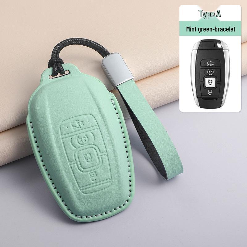 

Lincoln Key Case - Compatible with Adventure, Navigator, Aviator, MKZ, MKC models. Female design in purple.
