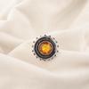 Citrine Gemstone Jewelry 925 Sterling Silver Ring, Handmade Designer Jewelry Ring, Gift For Mom