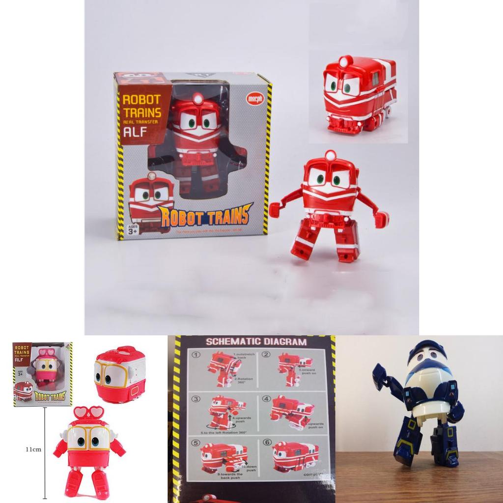 Robot Trains Rt Kay Transformer Train Figure Korean Animation Toy For Kids