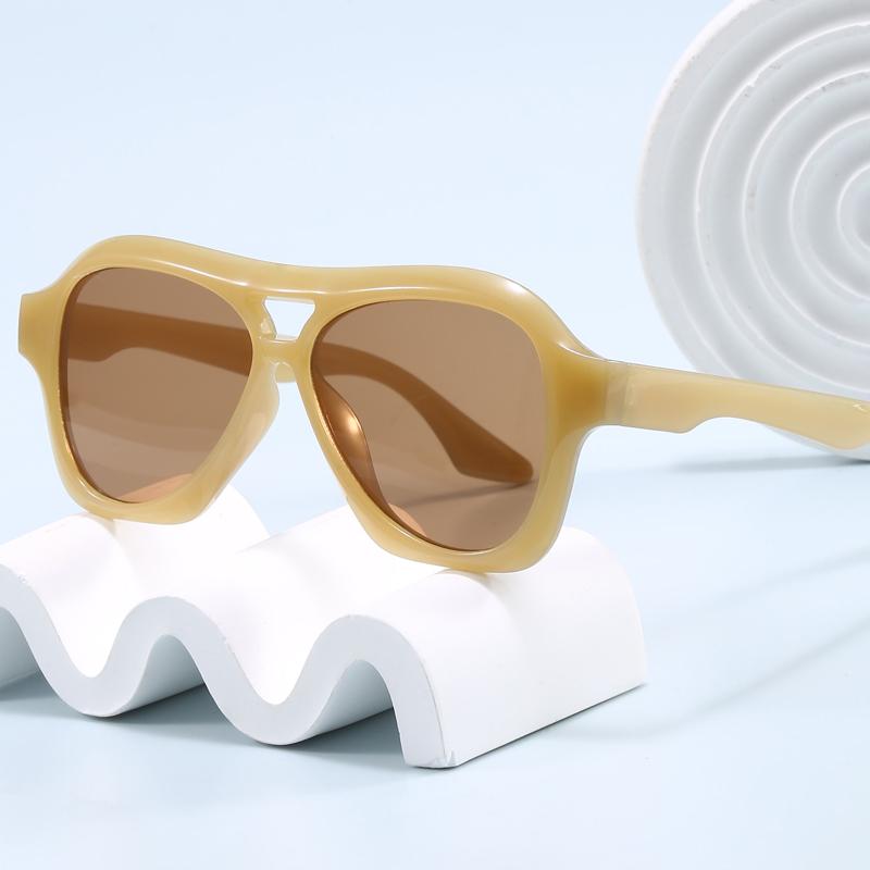 2PACK Fishing Sunglasses Men Women Protection Eyeglasses Trend New Simple Large Frame UV400 Goggles Retro full-frame Sun Glasses