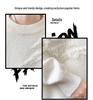 Autumn Winter Men's Solid Color Casual Knit Sweater - Stylish, Loose, Versatile.