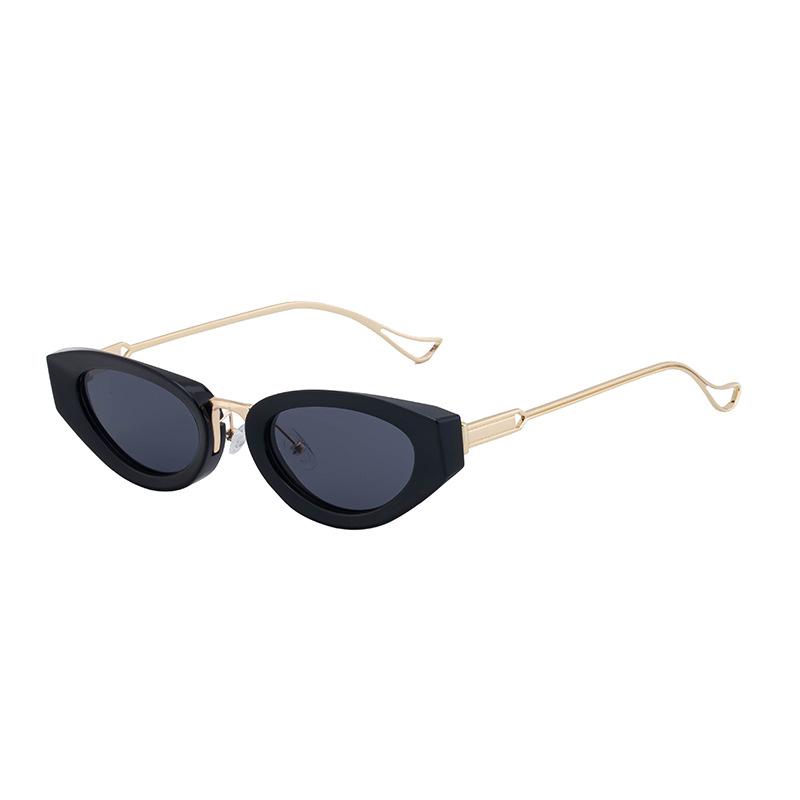 

Vintage Cat Eye Sunglasses Women For Men Luxury Brand Designer Sun Glasses Metal Punk Popular Outdoor Driving Shades Uv400