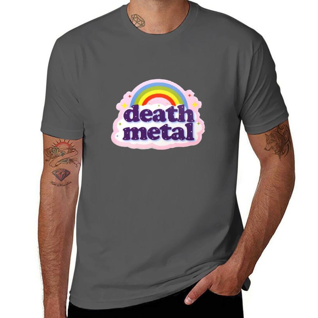 Death Metal Rainbow Tshirt Street Art Print Tee Shirt