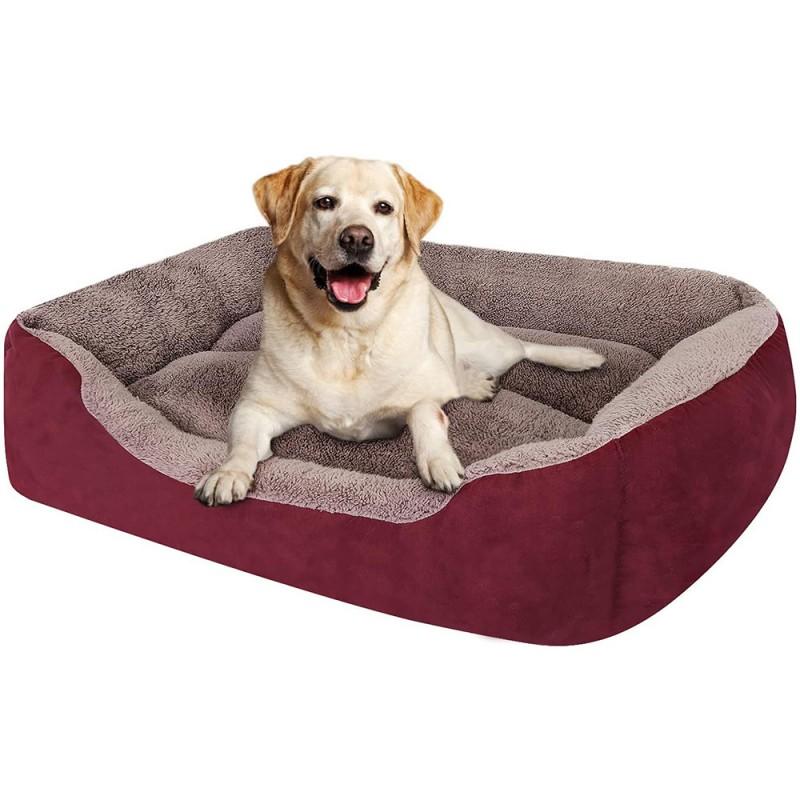 Square Pet Bed Dogs Cats All Season Comfortable Warm Nest Golden Retriever Teacup Poodle
