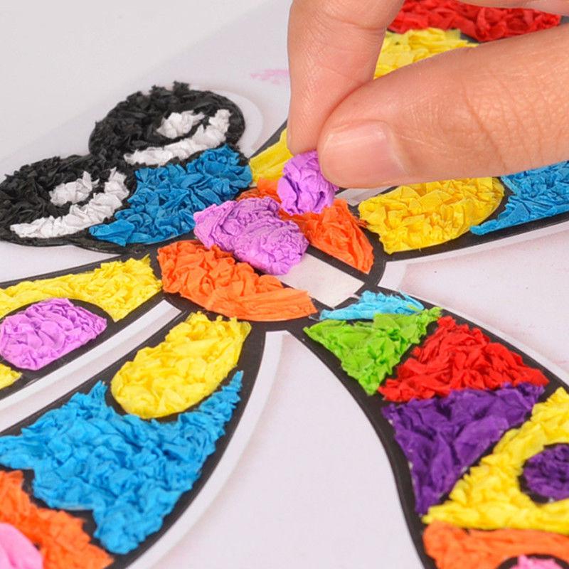 Child 3D DIY Hand Drawing Painting and Imagination Training Toy Stickers Painted Paper Toys Creativi