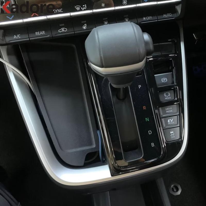 For Toyota Noah VOXY 90 -2024 2025 2026 Carbon Fiber Car Center Console Gear Shift Box Panel Cover Trim Interior Accessories