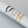 Magnetic Couple Bracelets Gold Color Lock and Key Design Stainless Steel Matching Bracelets for Boyfriend Girlfriend Valentin