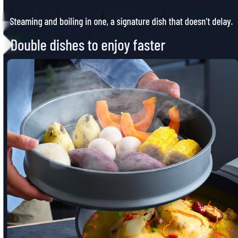 ASD Blue Diamond Titanium Non-stick Wok
