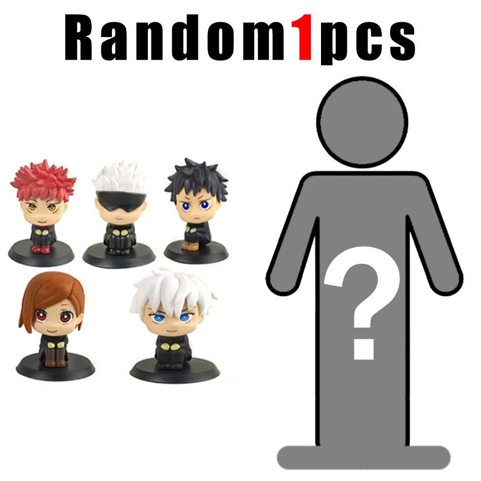 Anime Cute Fushiguro Toji Jujutsu Kaisen Figure Gojo Satoru Action Figure Q Version Doll Geto Suguru Statue 10cm PVC Model Toy