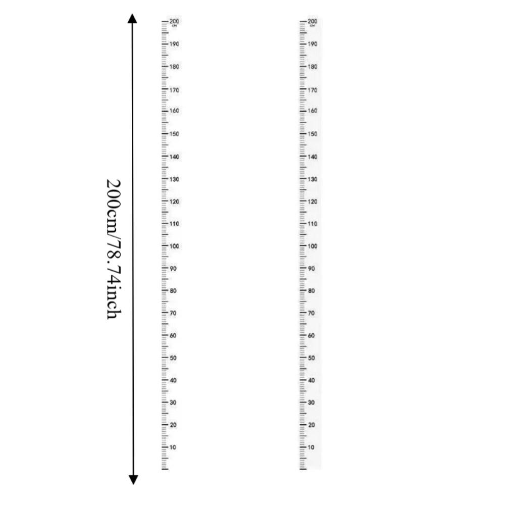 Waterproof Height Measurement Wall Sticker 2-Meter Height Height Ruler Scale Growth Chart  Home Use