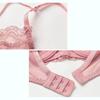 TERMEZY New Lace Bra Set Push Up Bras and Panty Set Classic Bandage Underwire Lingerie Set Sexy Ultrathin Underwear