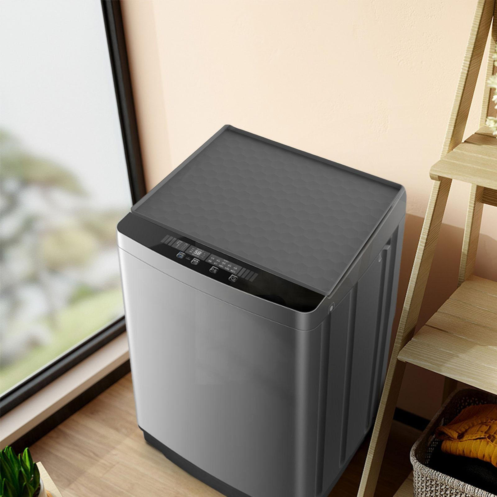 

Washer Cover with Silicone Mat, Multiuse Drip Pan Solution gray 60x50cm