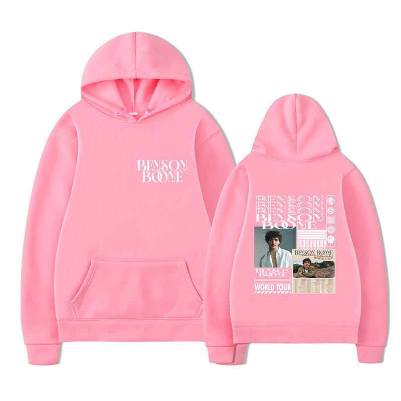 Hooded Sweater Harajuku Funny Benson Boone Sweater, Long Sleeve Men'S And Women'S Pullover