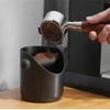 2 st Kaffeslaglåda Stötdämpande Kaffesumpavfallsbehållare för Kaffesump Avtagbar Slagstång Halkfri Espresso Dump Bin
