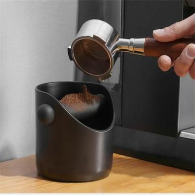 2 pièces Boîte à marc de café Absorbant les chocs Poubelle à déchets de marc de café pour marc de café Barre de frappe amovible Antidérapant Poubelle à marc d'espresso