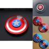 Vibrantly Colored Captain America Fidget Spinner With High-speed Rotation For Stress Relief