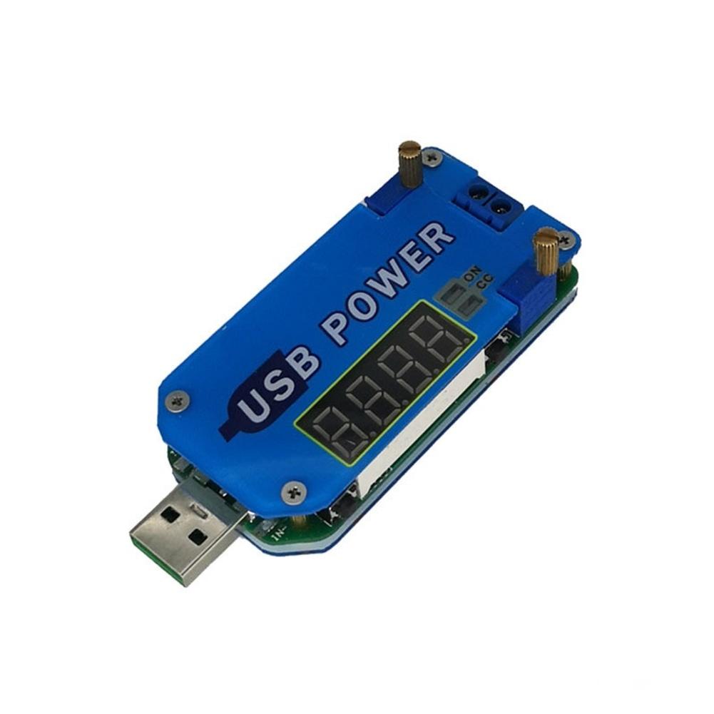 Bench Power Supply Blue USB DC-DC Converter 15W Power Module Overcurrent Protection Overtemperature Protection