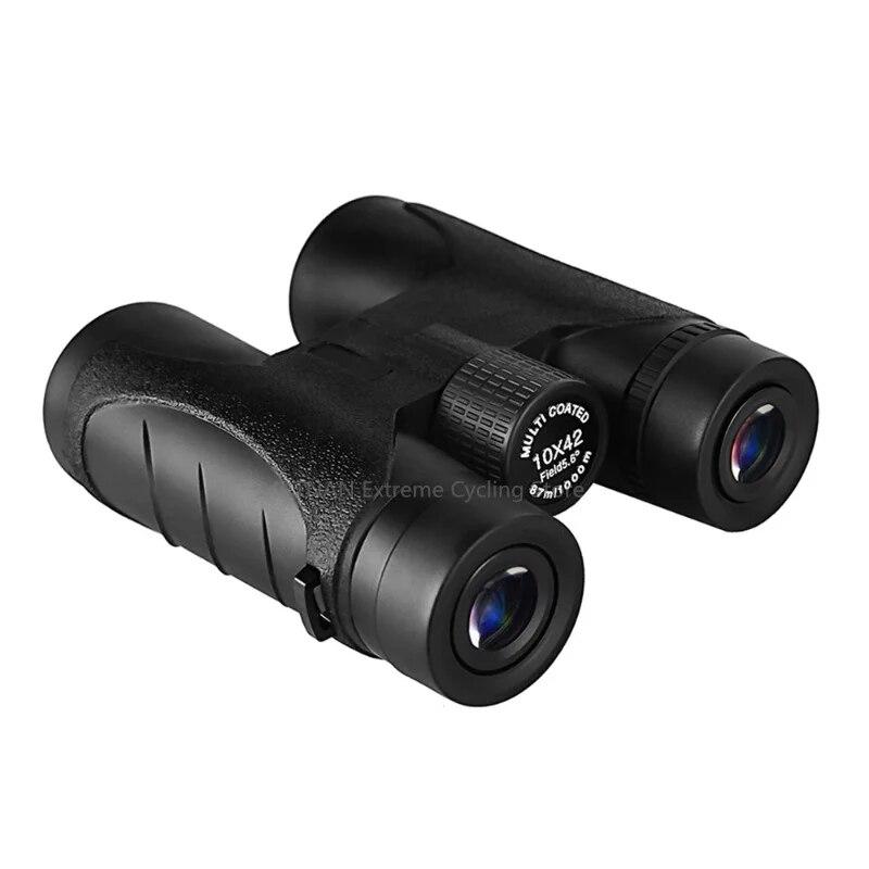 Compact 10X42 Telescope Professional Powerful Long Range Zoom Binocular Telescopes For Travel Camping Hunting Viewing