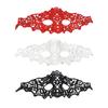 Fashionable Black Lace Face Mask Breathable Design For Special Occasion Flexible Comfortable Wear