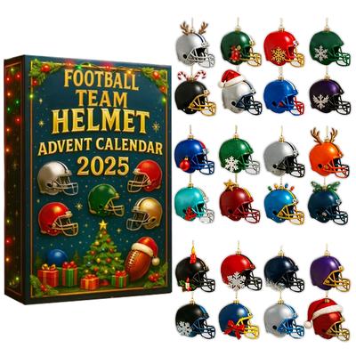 Adventní kalendář, Adventní kalendář, Chlapecký adventní sportovní kalendář, 24denní akrylový odpočítávací kalendář, Adventní kalendář