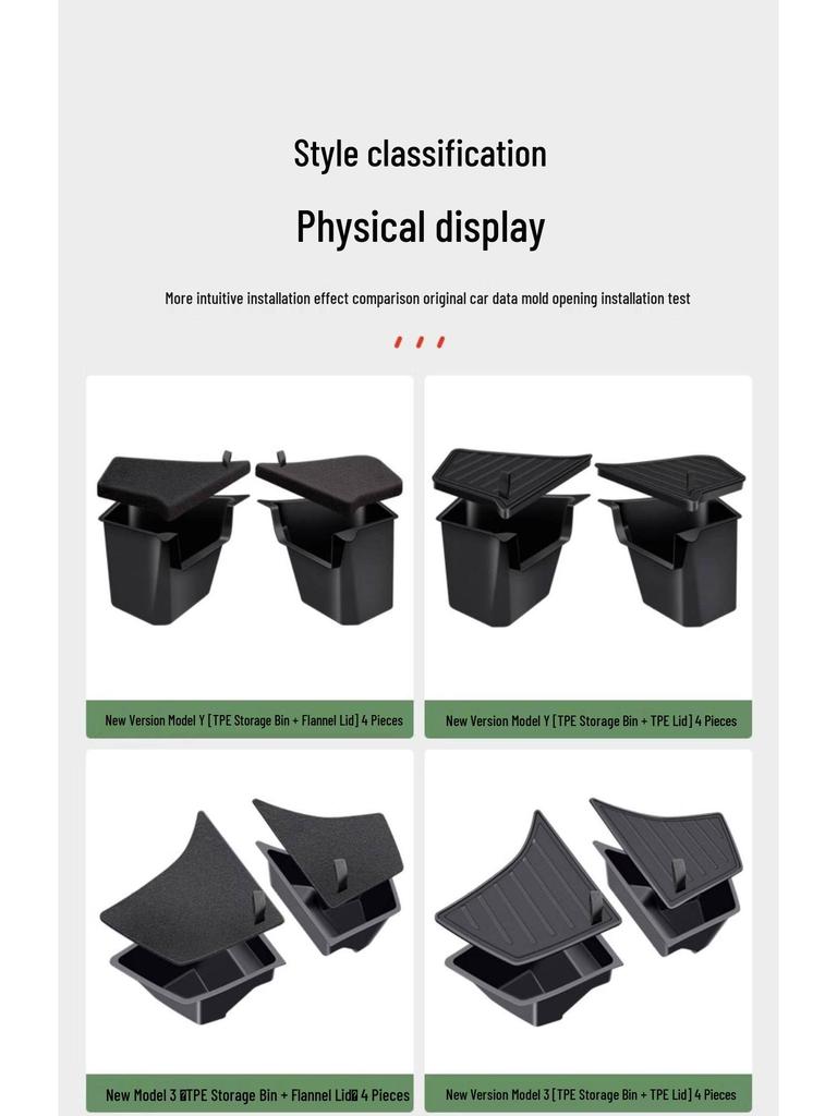 Tesla Model 3/Y Trunk Organizers and Interior Storage Accessories