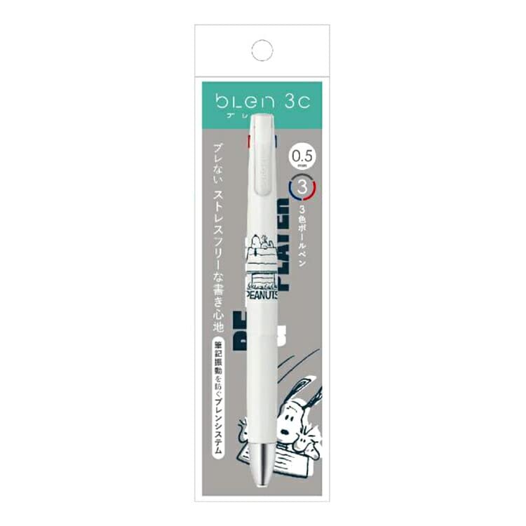 

Шариковая ручка BSS Snoopy Bren 3C White ES427WH 3-цветная 0,5