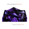 3 Pieces Purple Celestial Sun Moon Goddess Duvet Cover Set, Star Butterfly Floral Printed Bedding, Multiple Sizes Available