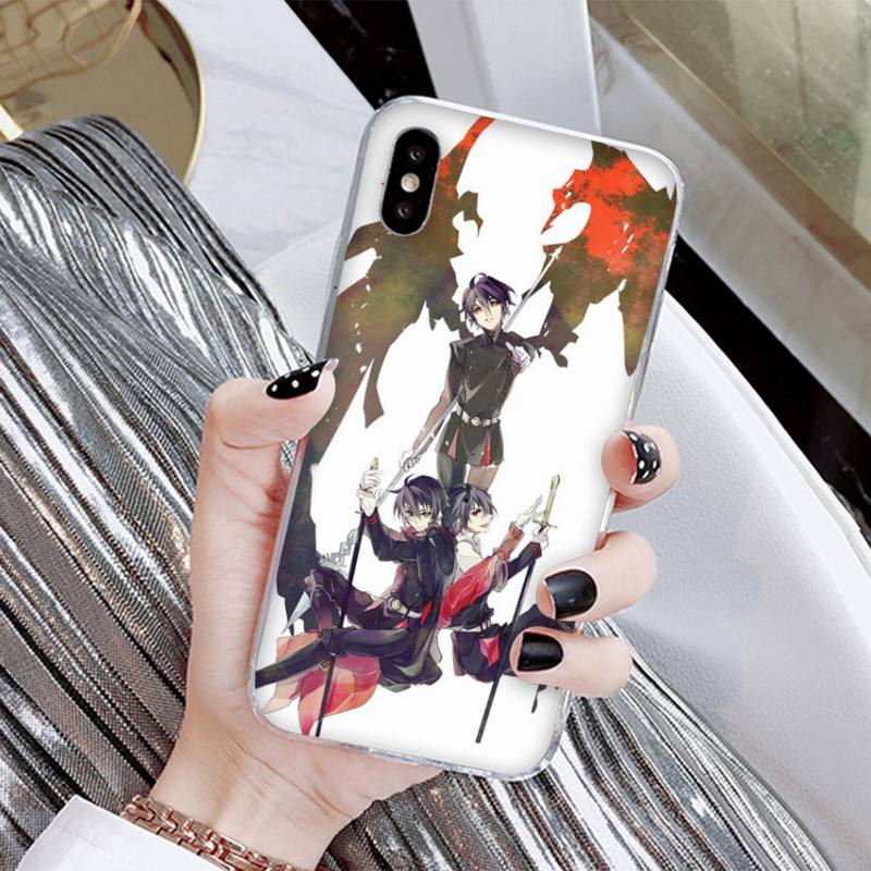 Anime Owari No Seraph Of The End Phone Case for Iphone 13 8 7 6 6S Plus X 5S SE 2020 XR 11 12 Mini Pro XS MAX