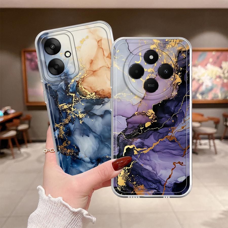 Soft Phone Cover Case for Xiaomi Poco X3 NFC X3 Pro Beautiful Marble