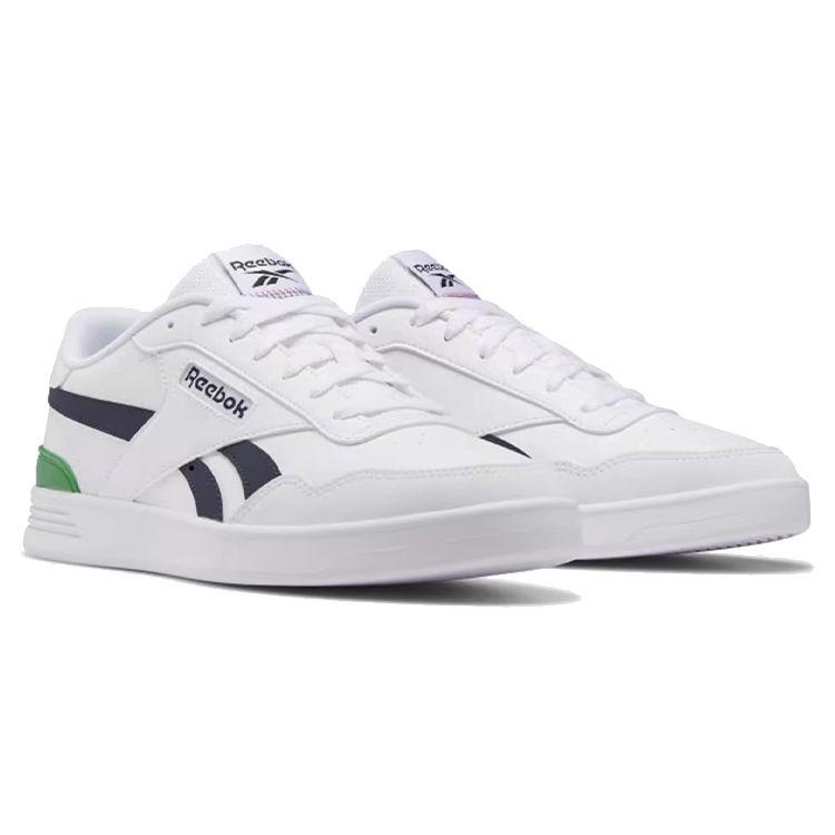 Reebok Court Advance Retro Casual Versatile Low-Top Sneakers Unisex Sneakers White Black Green GZ9630
