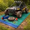 Woven Protection Tarpaulin 2 X 3 M 60 G/m² – Double-Sided Polyethylene, Reinforced Corners and Metal Eyelets – Multi-Purpose