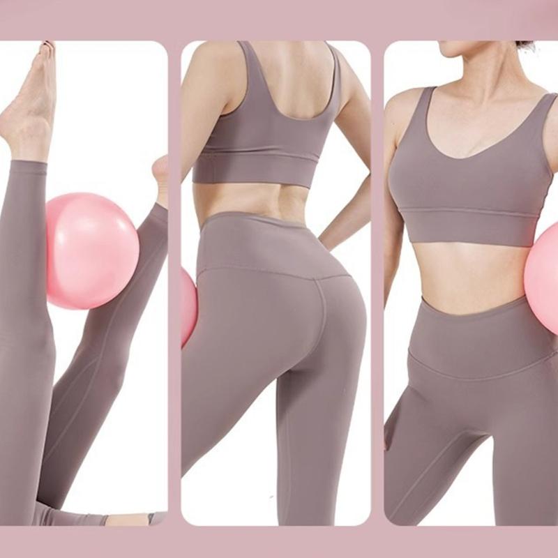 25cm 10-palcová gymnastická lopta, Fitness lopta na naťahovanie, core cvičenia, Lopta na cvičenie, Mäkká Pilates lopta, Malá jógová lopta