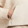 Nike Yoga Luxe Solid Pullover Hoodie Long Sleeve Cropped Sweatshirt Women Tops Sand-Dune-White White Multicolor DV9180-126