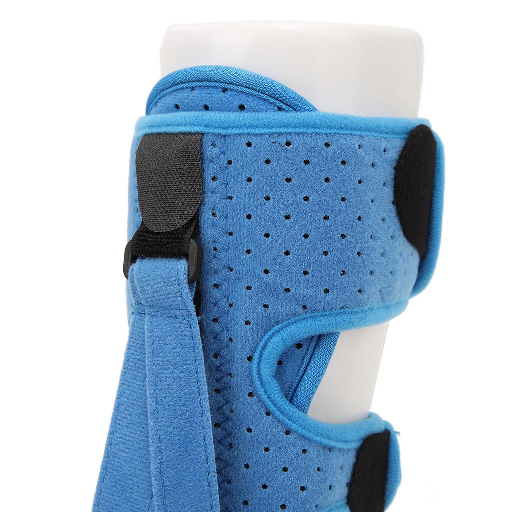 Ortéza na úlevu od plantární fasciitidy, fixace při achillodinitidě, pro denní a noční použití, achillodinitida, ortéza na pokles nohy, modrá