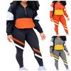 Conjunto de 2 piezas para mujer, camisa informal de manga larga y pantalones largos de primavera