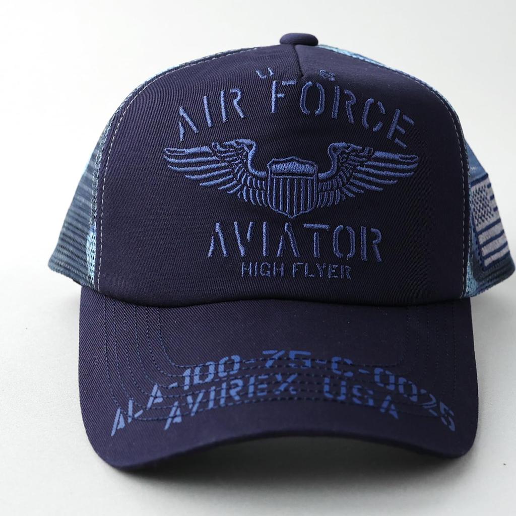 AVIREX Standard Military Mesh Cap XL Navy