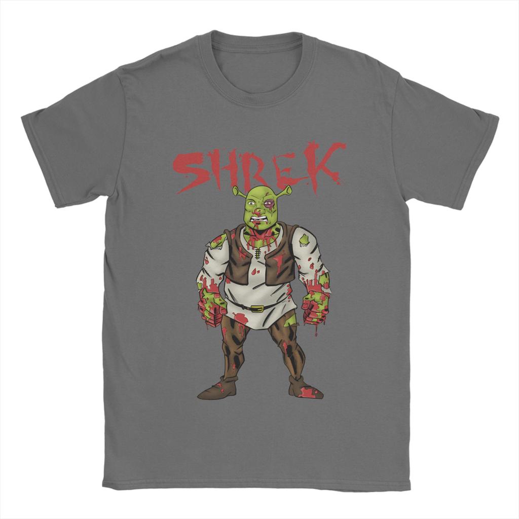 Battle Shreks TShirts Unisex Novelty Cotton Tees O Neck Short Sleeve T Shirts Plus Size Clothes