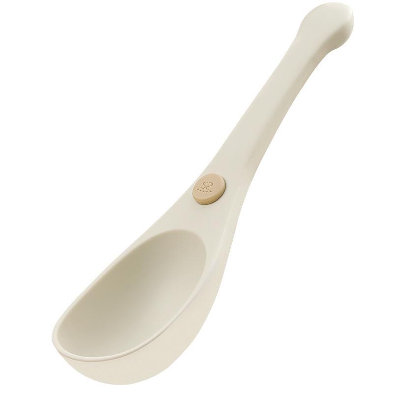 

Керамическая ложка для молока, антипригарная кастрюля, детское дополнительное питание, устойчивая к высоким температурам, ложка для супа, кухонная ложка, пищевая кухонная утварь White Moonlight Drink Spoon: Milky White