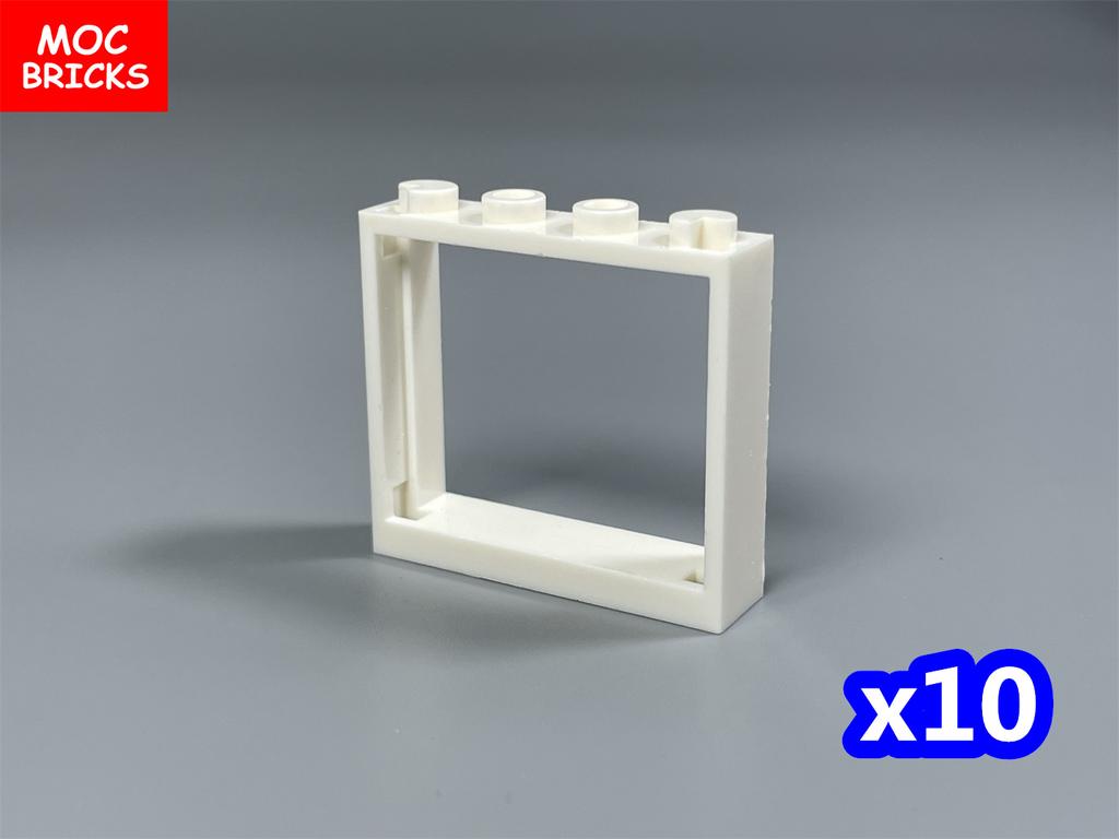 Non-Toxic Moc Bricks Door Frame Glass Window 1X4X3 60594 60603 Diy Architecture House Building Blocks Toys Kids Plastic Dolls