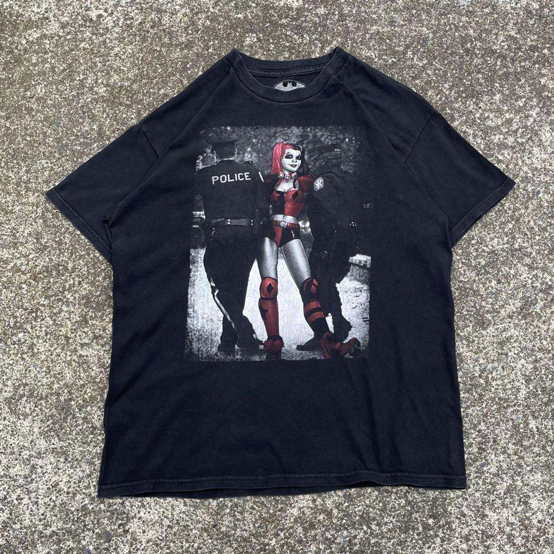 

[USED] Official Batman Harley Quinn XL Vintage Black T-Shirt