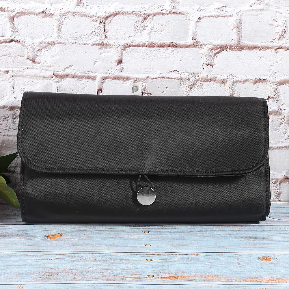 Portable Folding Cosmetic Tool Storage Bag Makeup Brush Lip Stick Cream Organizer Bag