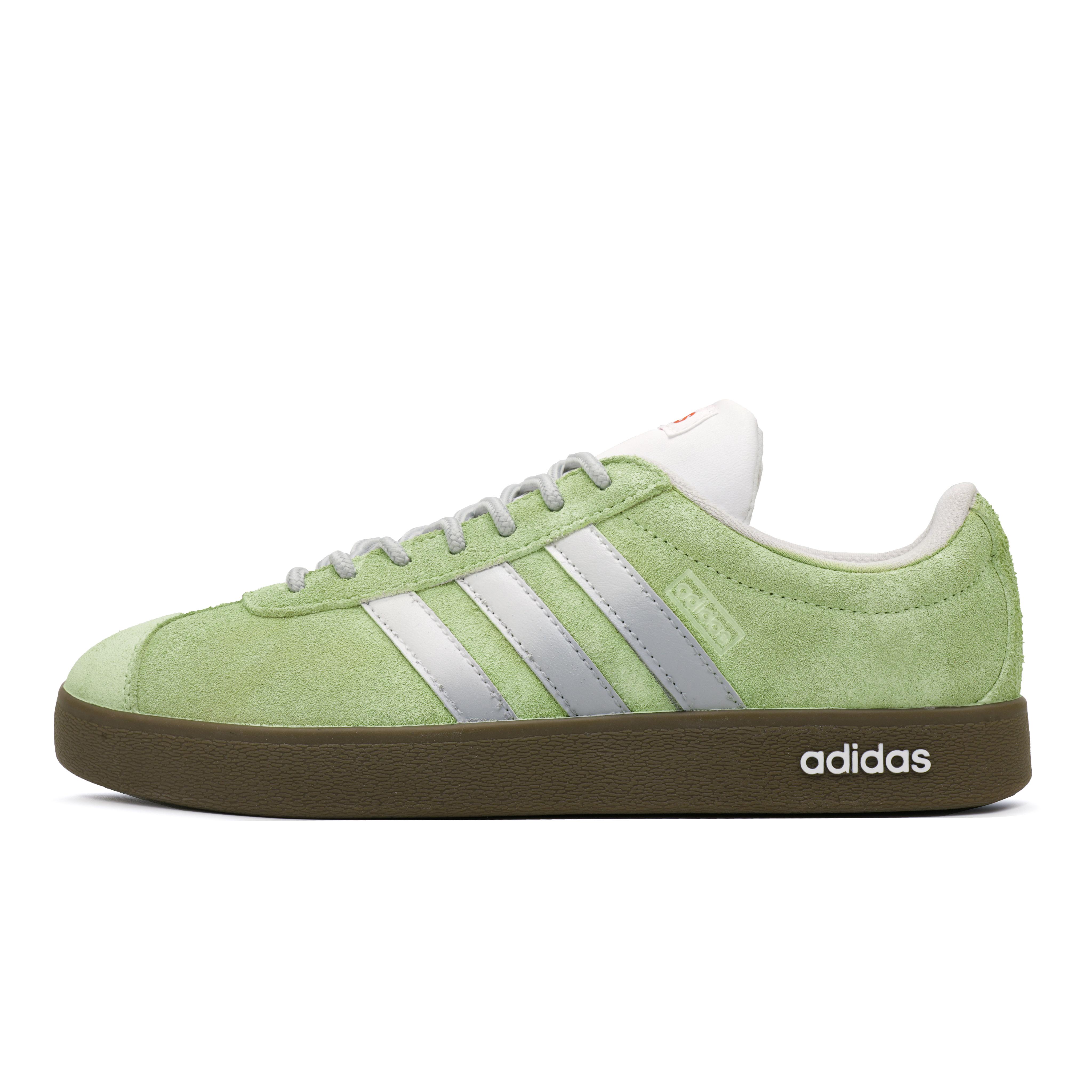 

Adidas VL COURT 2.0 Qin Green Silver Shadow Slip Resistant Cushioning Low top Skateboard Shoes Unisex Green HQ1802(Team1166-) 38⅔