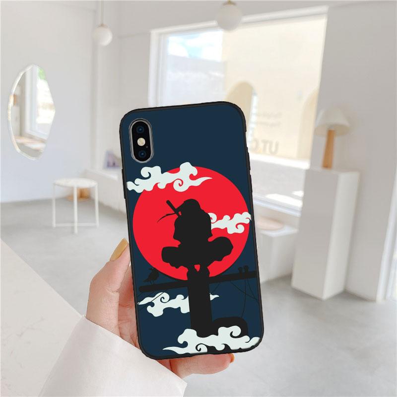LO73 Naruto Uchiha Itachi Soft Shell Phone Case for Samsung Galaxy S20 S21 S22 Ultra FE + Plus A21S A22 A24 A25 A26 A30 A30S A31