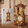 879 Teile Klassisches Retro-Uhr Modell Bausteine Montage-Set Baustein Spielzeug Bausteine Schreibtisch Dekoration