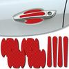 8Pcs Car Door Handle Bowl Anti Scratch Sticker Protector Cover Auto Accessories