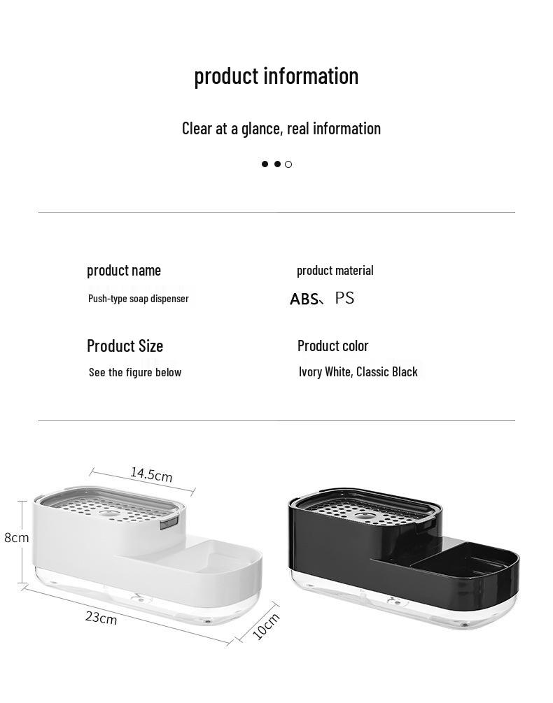 Automatischer Seifenspender mit Pumpfunktion für die Küche.