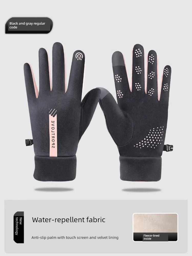 Cycling Gloves Female Winter Cycling Skiing Hiking Heattech Women's Gloves Male Driving Men Winter Windproof Girl