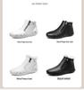 Retro Women's Genuine Leather Martin Boots - Plus Size, High-top, Wear-resistant, Casual Outdoor Shoes