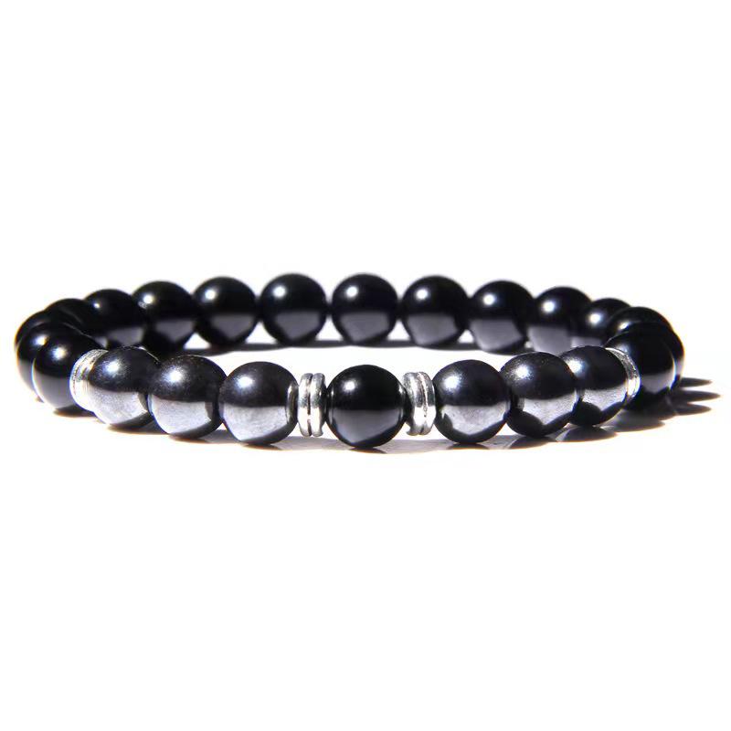 European Men s Yellow Tiger Eye 8mm Bead Bracelet
